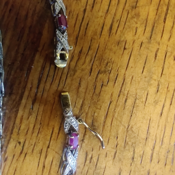 DBJ Dee Berkley Jewelry Ruby tennis bracelet - Picture 5 of 8